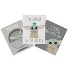 Lambs   Ivy Star Wars The Child baby Yoda Unframed Nursery Wall Art Decor 3pc