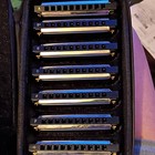 Hohner Bluesband Diatonic Harmonica Set Multiple Keys With Case