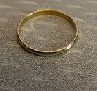 Antique Gold Filled Baby Band Ring Tiny Size 0 5 Marked 14k Gf Inside