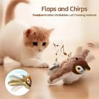 Electronic Interactive Flying Bird Cat Toy Flapping Wings  Sparrow Flapping Toy