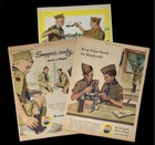 Boy Scout Bsa Pepsi Cola 5 X Lot Camping Big Print Ad 1958   1960 Original Vtg