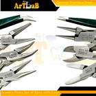 Set Of 8pcs Jewelry Making Pliers  Loop Forming  Gripping  And Cutting Pliers