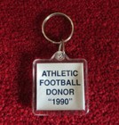Vintage Auburn Key Chain 1990 Athletics Football Donor Key Ring 