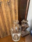 Antique Apothecary Chemist Ground-neck Bottle Heavy Glass 9 5     240
