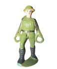 Squad Of 4 Antique Barclay Manoil Hc Lead Soldiers Half Mods