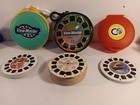 Viewmaster Viewer Vintage With 58 Reels And Cases Lot Of 2 Viewers Mixed Kids