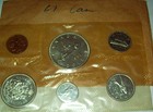 1961 Canada Proof-like Silver 6 Coin Set Royal Canadian Mint Rcm Dollar