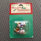 2 Pack Danica Snowmen With Broom Christmas Ornaments 1 1 8  Vintage 2444-17 New