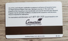 Casuarina Casino Las Vegas Slot Card