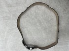 Vintage Silver Studded Leather Embossed Adjustable Buckle Western Belt Size M