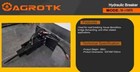 Agt-m-hmr Hydraulic Breaker Hammer For Mini Skid Steer Toro Dingo Mount