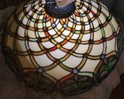 Vintage Tiffany Style Stained Glass Shade 16   