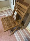 Smith   Hawken Teak Coventry 2009 Outdoor Folding Chair Patio Quality Sturdy New