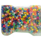 Lot Of Kids Craft Beads 12 Oz Kit With Pegboards Patterns Iron Fuse Beads Sets