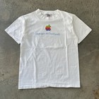 Vintage 90s Apple Macintosh Computers Shirt Rare Rainbow Apple Big Logo Sz  L