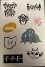 Twenty One Pilots Icon Sticker Sheet 9 Different Designs