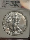 2017- S American Silver Eagle Ngc Ms69 Struck At Sf Mint 1oz  999 Silver