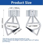 Aluminum Rung Lock Kit Fit For Werner Extension Ladder Locks Replacement 1 Pair