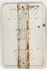 Vintage Original Embossed Steel Iron School Bus Stop Street Road Sign Heavy  b