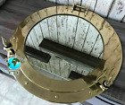 24  Antique Nautical Brass Finish Porthole Mirror Home Wall Decorative Designer
