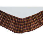 Heritage Farms Primitive Check Bed Skirt King Size