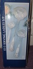 Victorian Silver Plate Set Of 3 Ladles Matching Pattern 3 Sizes  Curved Handles