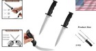2 Pcs Rubber Martial Art Training Knife Fake Practice Knife For Martial Art Trai