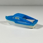 Vintage 1960s Hong Kong Plastic Toy Cabin Cruiser Boat Dime Store - See Photos