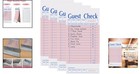 200  Pink Waitress Order Pads - 4 Pack Guest Check Books For Restaurants