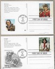 Geronimo kit Carson  2 Legends 0f The West F d of I  Postcards  Free Ship 