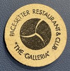 Vintage Wooden Nickel -    the Galleria   