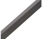 2 x 2 x 7 Universal Black Aluminum Fence Post  single Post 