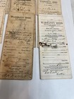 Antique Warranty Deed Lot Angelina County Nacogdoches Lufkin Texas
