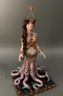 Ooak  Mermaid   Octopus  Fantasy Art Sculpture   fantasy Art By Mystic Beings 