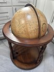 Vintage 1970s Replogle 16    Heirloom Illuminated Floor Globe 30 In Wood Base