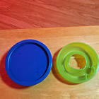 Kong Treat Dispensing Interactive Dog Toy Ball M Plastic Blue green Kongc