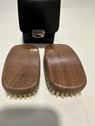 Brush Set With Leather Case comb Made In England Vintage