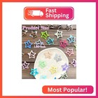 30 Pcs 1 22  Sparkling Stars Hair Clips Snap Non Slip Clips For Girls Women Mult
