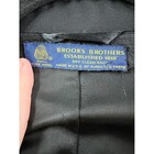 Brooks Brothers Tuxedo Jacket Mens 46l Black Good Wool Peak Lapel With Bow Tie