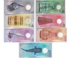 Maldives Set 7 Unc 5 10 20 50 100 500 1000 Rufi 2017-2025 2026  Polymer P A26-36