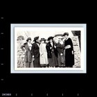 Old Vintage Photo All Women Hat Wearing Group Smiling Found Snapshot Photograph