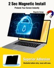 F Forito Magnetic Privacy For Macbook Air 13 6   2022-2025  M2 m3 m4   Black 