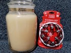 New Rare Yankee Candle Lot One 22 Oz Sprinkled Sugar Cookie one Santa Illuma Lid