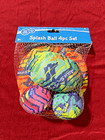 Aqua Splash Ball Set Of 4 Pool Water Toys Beach Toy Wet Or Dry Ages 3 And Up