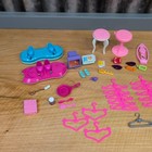 Barbie   Misc Doll Accessories Lot Hair Hangers Dog Camera Furniture Most Vtg