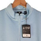 Footjoy Men s Size Large Lake Blue Lightweight Tonal Block Golf Vest New 