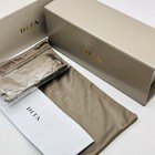 Dita Glasses Case Sunglasses Grey Leather Mod  Sequoia New Ovp