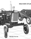 New Oliver 4 Plow 770 Row Crop Tractor   Implement Color Brochure Diesel Gas Lp