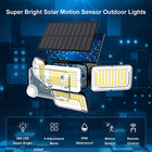 2800lm Solar Motion Sensor Outdoor Light     Bright Durable And Versatile