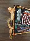 Vintage Yellowstone Park Pennant 15  Old Faithful Souvenir Banner